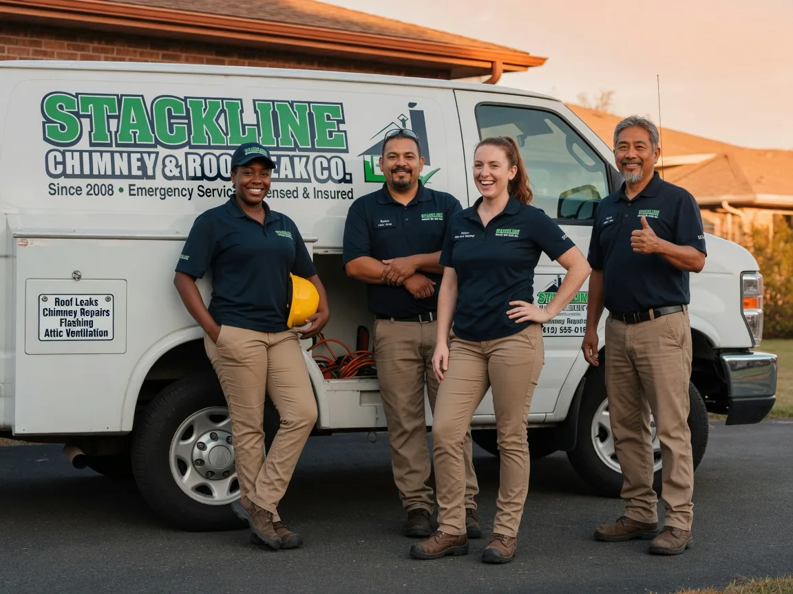 Chimney flashing repair company in Clarksville, AR